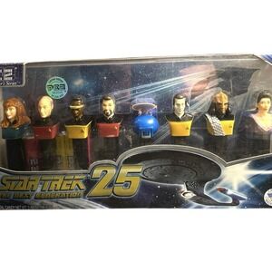 Star Trek TNG 25th Anniversary PEZ Dispensers -Factory Sealed 2012 B2 NOS Sealed